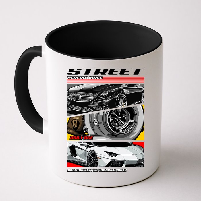 Street Performance Car Turbo Kit Design Mug