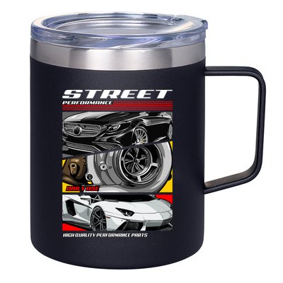 Street Performance Car Turbo Kit Design 12oz Stainless Steel Coffee Mug