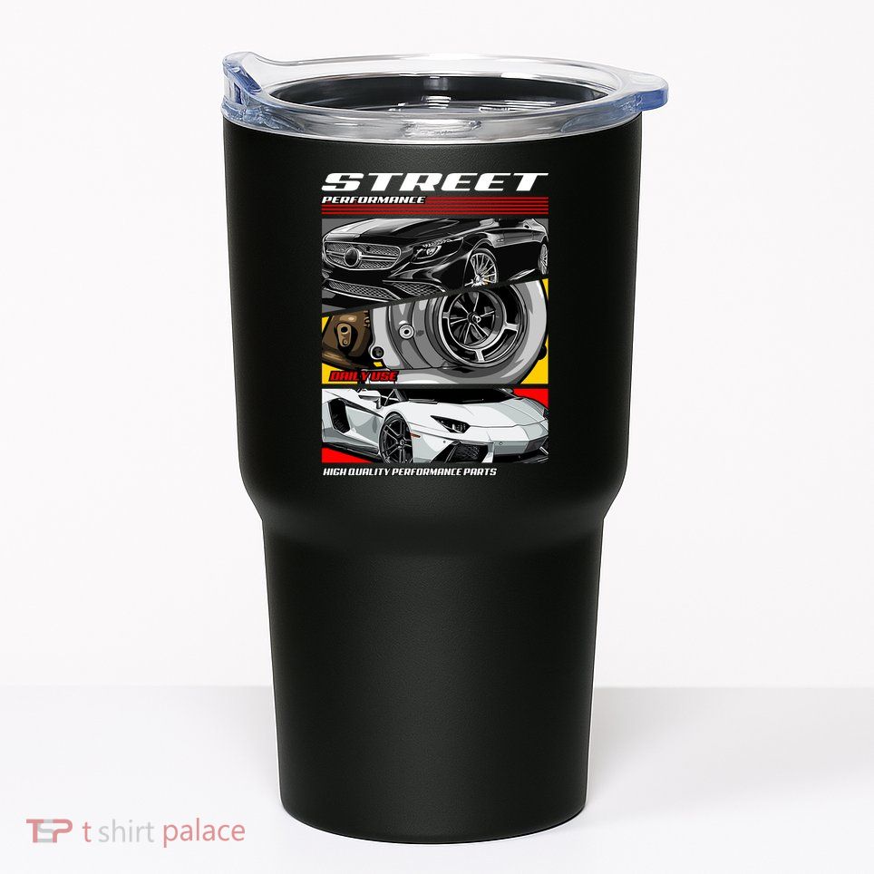 Street Performance Car Turbo Kit Design Tumbler