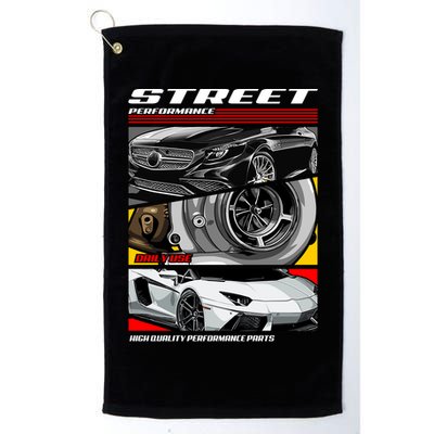 Street Performance Car Turbo Kit Design Golf Towel