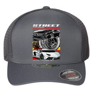 Street Performance Car Turbo Kit Design Flexfit Unipanel Trucker Cap