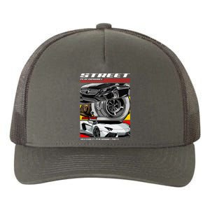 Street Performance Car Turbo Kit Design Yupoong Adult 5-Panel Trucker Hat