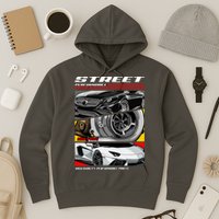 Street Performance Car Turbo Kit Design Hoodie