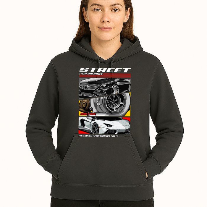 Street Performance Car Turbo Kit Design Hoodie