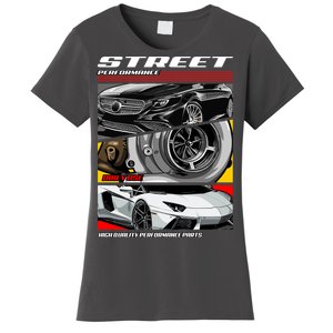 Street Performance Car Turbo Kit Design Women's T-Shirt