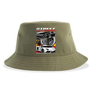 Street Performance Car Turbo Kit Design Sustainable Bucket Hat