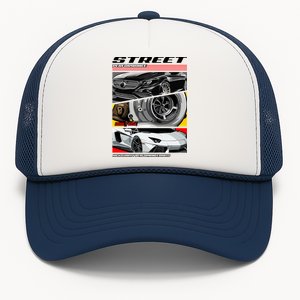 Street Performance Car Turbo Kit Design Trucker Hat