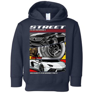 Street Performance Car Turbo Kit Design Toddler Hoodie