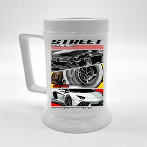 Street Performance Car Turbo Kit Design Beer Stein