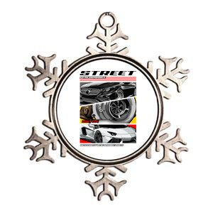 Street Performance Car Turbo Kit Design Metallic Star Ornament