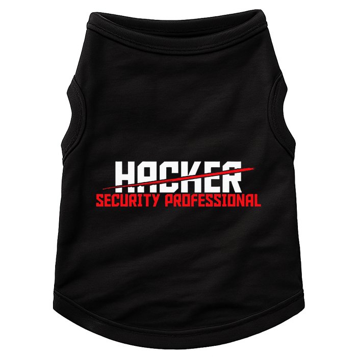 Security Professional Cybersecurity Cyber Hacker Hacking Doggie Tank