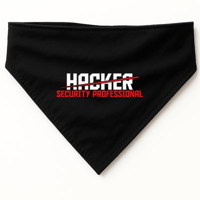 Security Professional Cybersecurity Cyber Hacker Hacking USA-Made Doggie Bandana