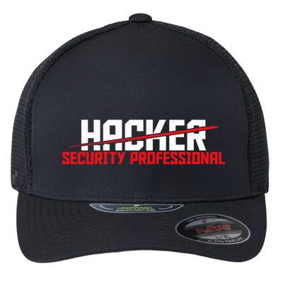 Security Professional Cybersecurity Cyber Hacker Hacking Flexfit Unipanel Trucker Cap