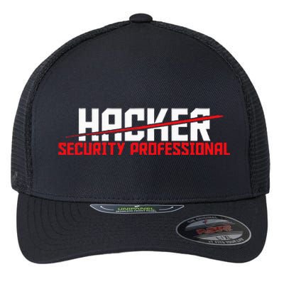 Security Professional Cybersecurity Cyber Hacker Hacking Flexfit Unipanel Trucker Cap