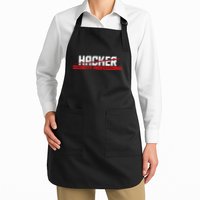Security Professional Cybersecurity Cyber Hacker Hacking Apron