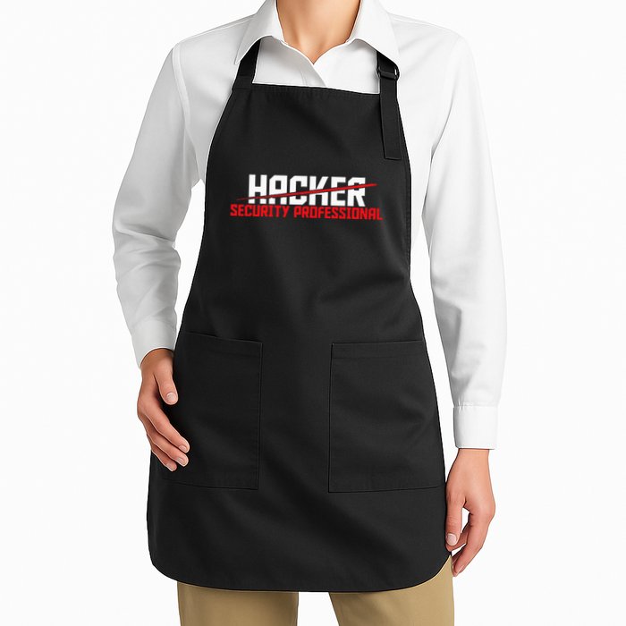 Security Professional Cybersecurity Cyber Hacker Hacking Apron