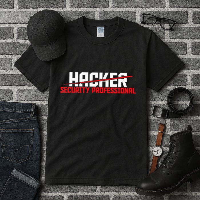 Security Professional Cybersecurity Cyber Hacker Hacking Tall T-Shirt