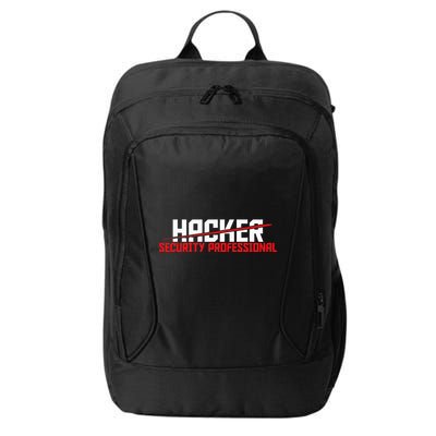 Security Professional Cybersecurity Cyber Hacker Hacking City Backpack