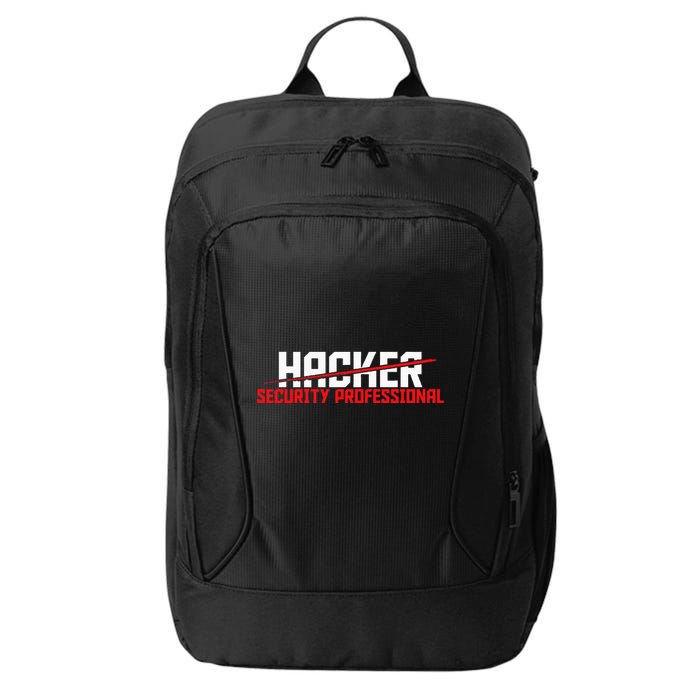 Security Professional Cybersecurity Cyber Hacker Hacking City Backpack