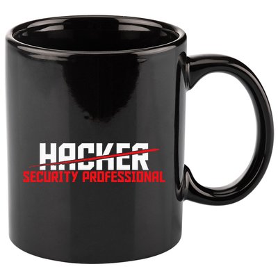 Security Professional Cybersecurity Cyber Hacker Hacking 11oz C Handle Ceramic Mug