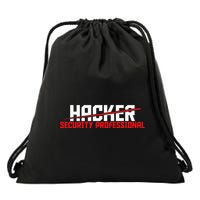 Security Professional Cybersecurity Cyber Hacker Hacking Drawstring Bag