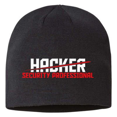 Security Professional Cybersecurity Cyber Hacker Hacking Sustainable Beanie