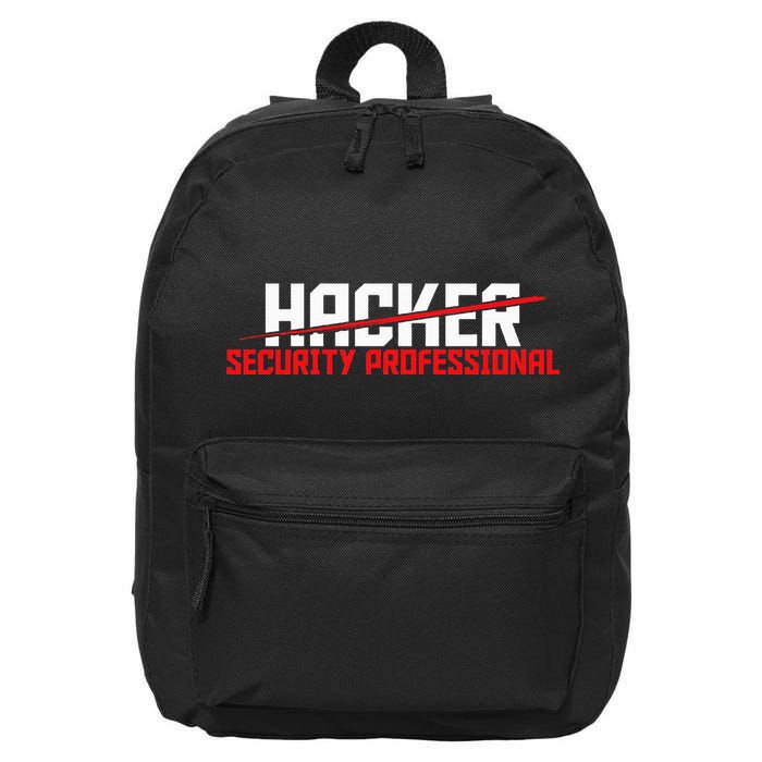 Security Professional Cybersecurity Cyber Hacker Hacking 16 in Basic Backpack