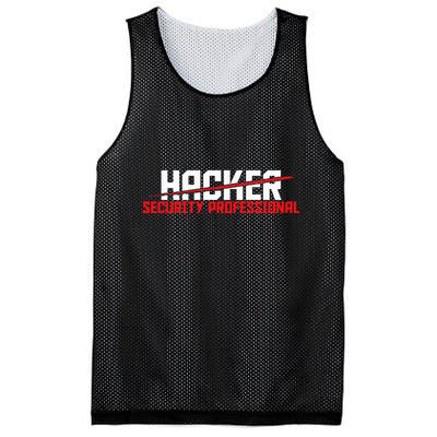 Security Professional Cybersecurity Cyber Hacker Hacking Mesh Reversible Basketball Jersey Tank
