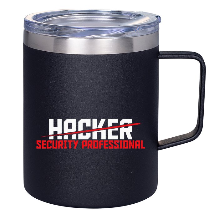 Security Professional Cybersecurity Cyber Hacker Hacking 12oz Stainless Steel Coffee Mug