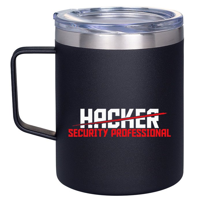 Security Professional Cybersecurity Cyber Hacker Hacking 12oz Stainless Steel Coffee Mug