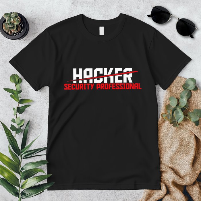 Security Professional Cybersecurity Cyber Hacker Hacking Premium T-Shirt