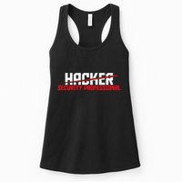 Security Professional Cybersecurity Cyber Hacker Hacking Womens Tank Top