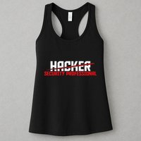 Security Professional Cybersecurity Cyber Hacker Hacking Womens Tank Top