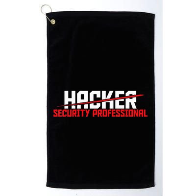 Security Professional Cybersecurity Cyber Hacker Hacking Golf Towel
