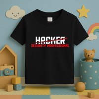 Security Professional Cybersecurity Cyber Hacker Hacking Toddler T-Shirt