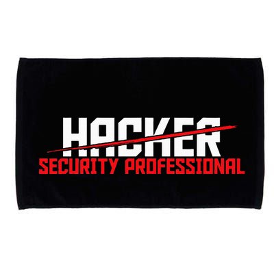 Security Professional Cybersecurity Cyber Hacker Hacking Microfiber Hand Towel