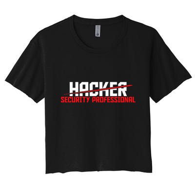 Security Professional Cybersecurity Cyber Hacker Hacking Crop Top