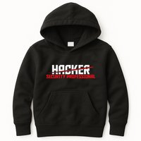 Security Professional Cybersecurity Cyber Hacker Hacking Kids Hoodie