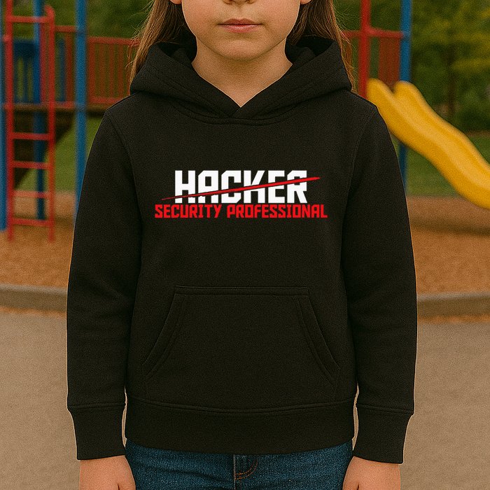 Security Professional Cybersecurity Cyber Hacker Hacking Kids Hoodie