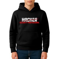 Security Professional Cybersecurity Cyber Hacker Hacking Kids Hoodie