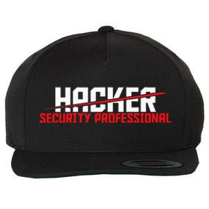 Security Professional Cybersecurity Cyber Hacker Hacking Wool Snapback Cap