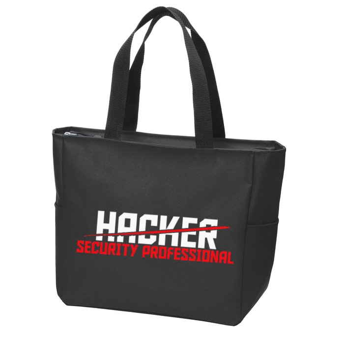 Security Professional Cybersecurity Cyber Hacker Hacking Zip Tote Bag