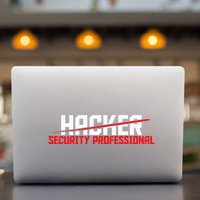 Security Professional Cybersecurity Cyber Hacker Hacking Permanent Decal Sticker