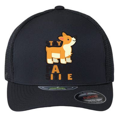 Stay Pawsitive Cool Gift Flexfit Unipanel Trucker Cap