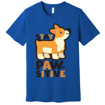 Stay Pawsitive Cool Gift Premium T-Shirt