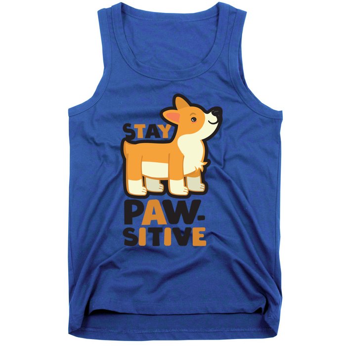 Stay Pawsitive Cool Gift Tank Top