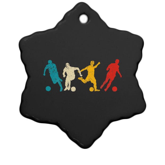 Soccer Player Coach Sports Soccer Ceramic Star Ornament