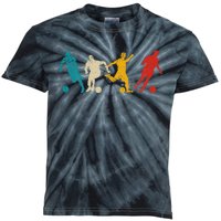 Soccer Player Coach Sports Soccer Kids Tie-Dye T-Shirt