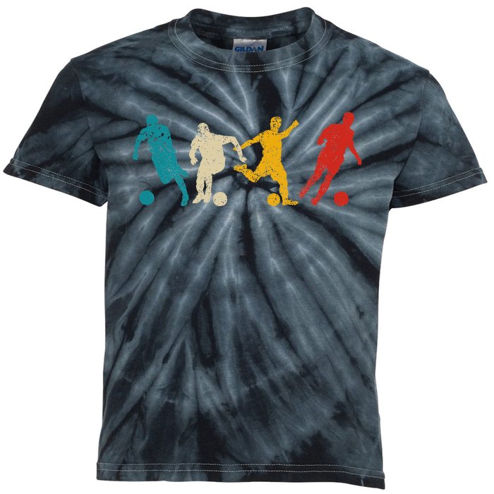 Soccer Player Coach Sports Soccer Kids Tie-Dye T-Shirt