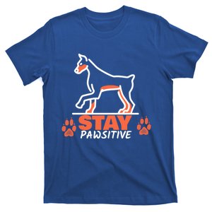 Stay Pawsitive Cool Gift T-Shirt